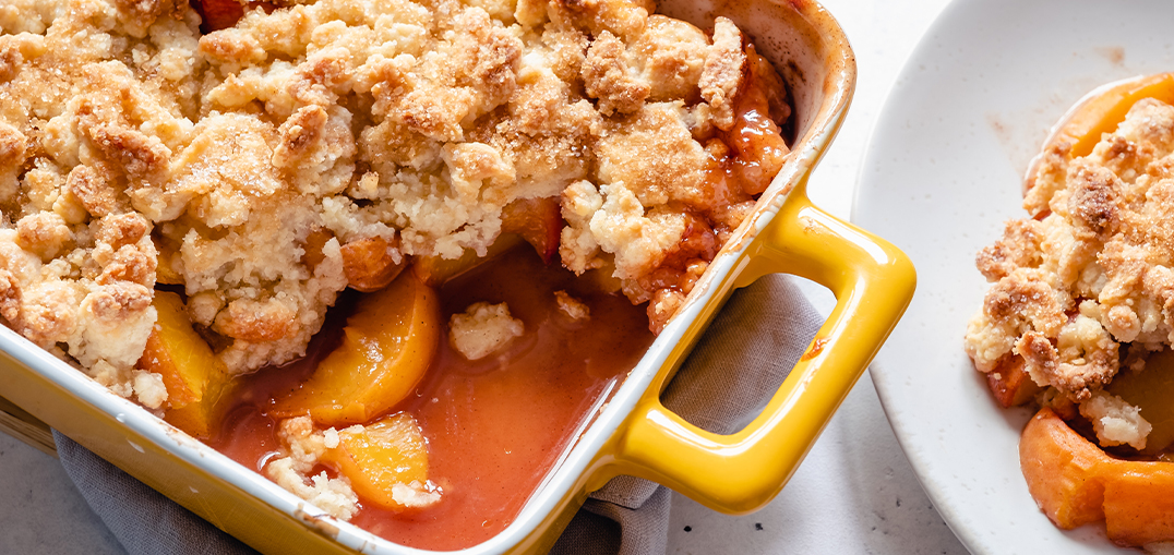 Brown Butter Peach Cobbler Recipe | Foodstories